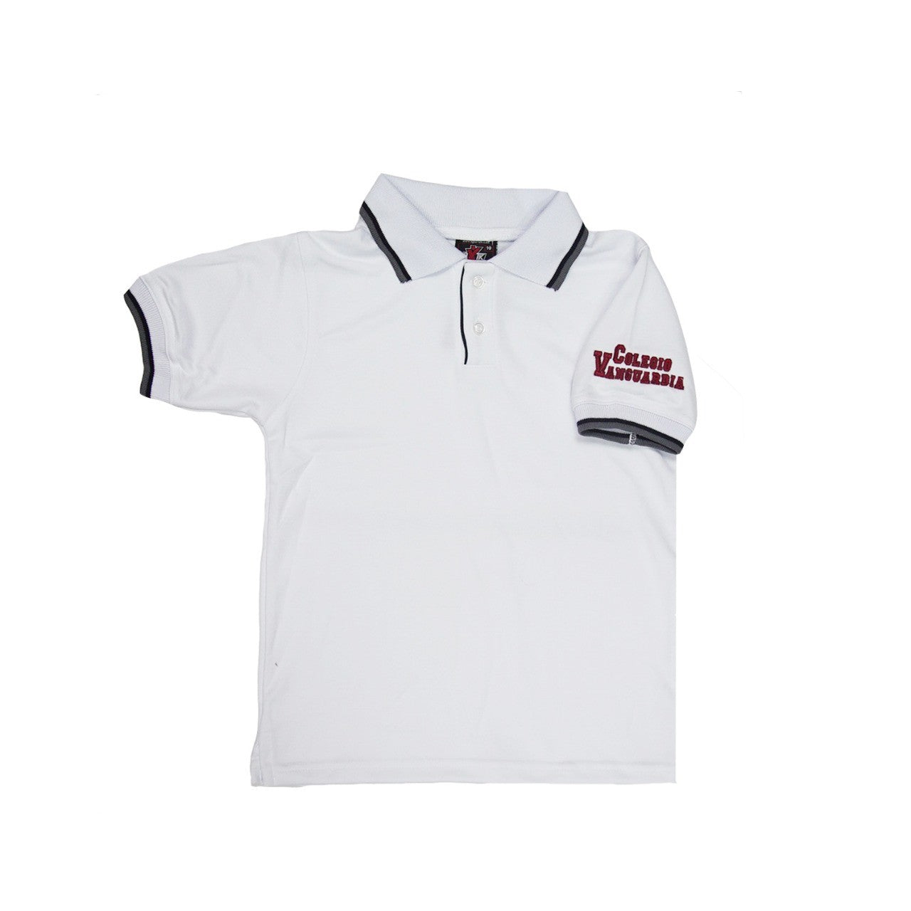 PLAYERA POLO COLEGIO VANGUARDIA PARA NIÑA (CON LOGO EN MANGA)